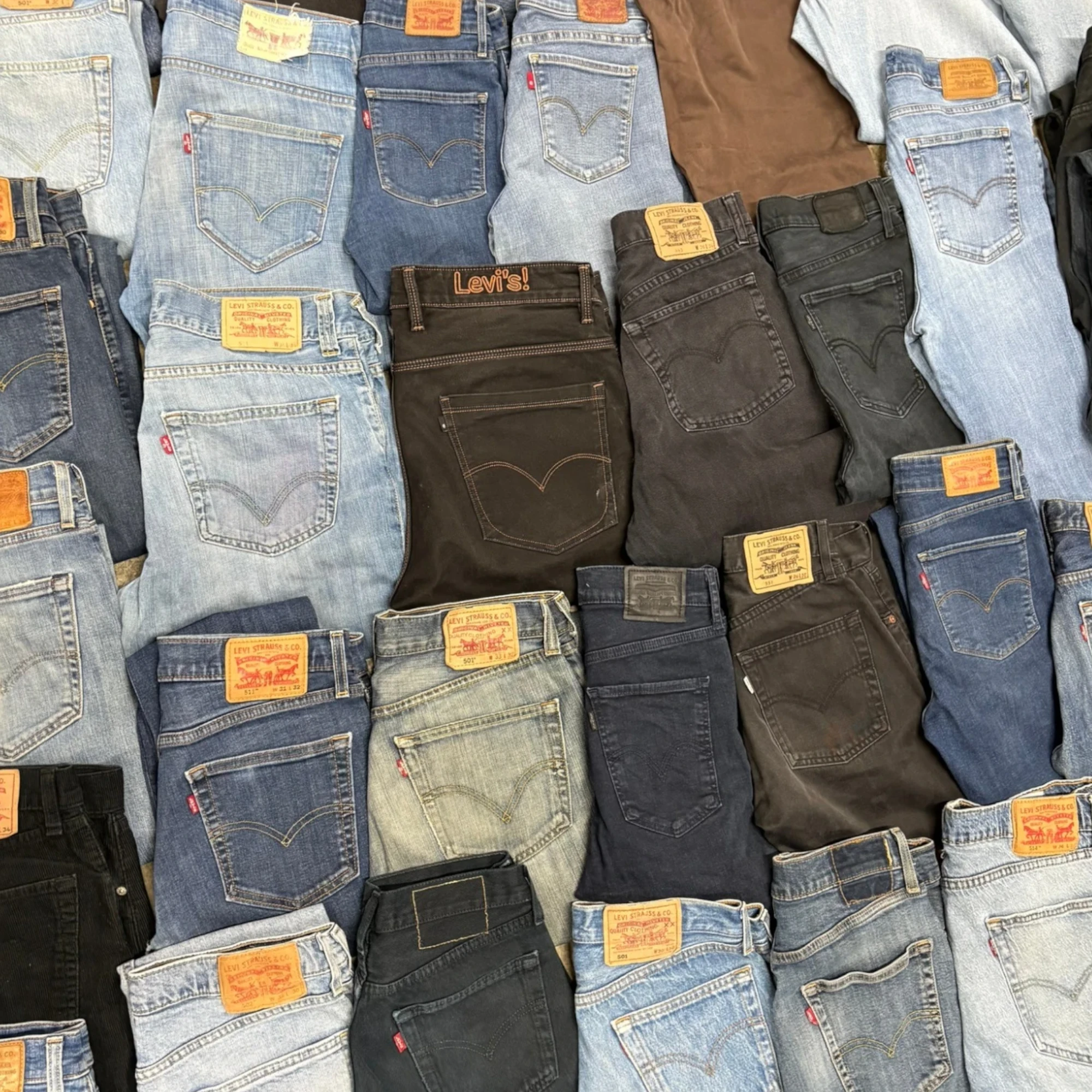 BOX 10-20 CAPI JEANS LEVI'S GRADO A + - immagine 5