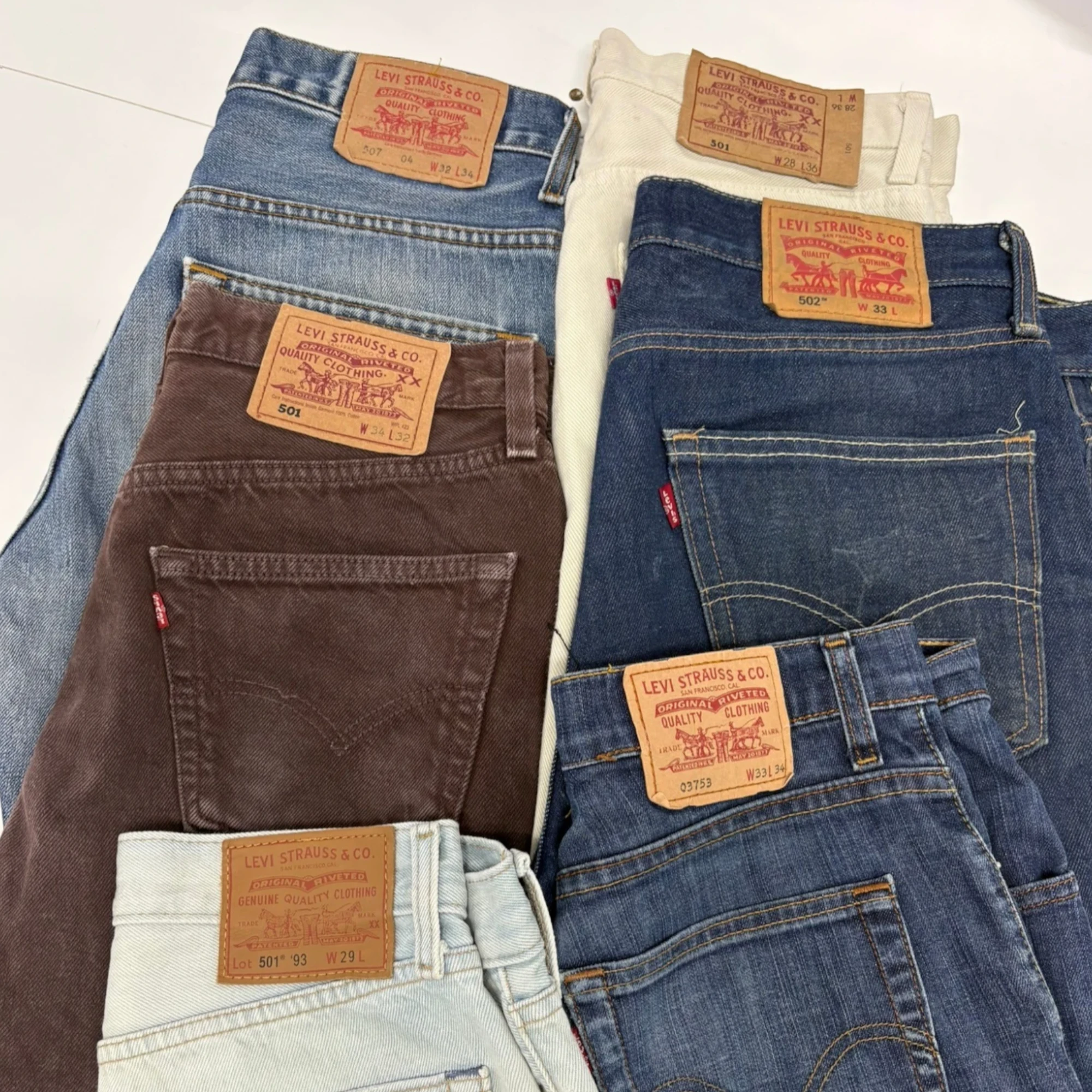 BOX 10-20 CAPI JEANS LEVI'S GRADO A + - immagine 6